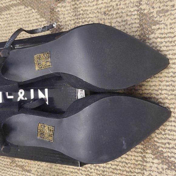 Black Suede Stiletto Heels - Picture 5 of 7